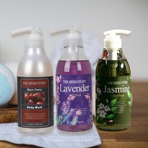 [모비딕컴퍼니] 바스용솝 샤워거품비누 기능성바디워시 입원준비물 바디클렌져 바디비누, 잇★ 더허브스토리 향기좋은 아로마 바디워시 500ml, 잇★ 01. 물망초