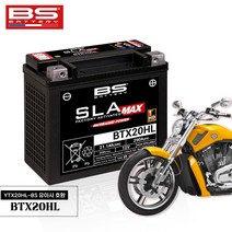 할리데이비슨 브이로드 BS배터리 BTX20HL 밧데리 ﻿유아사 YTX20HL-BS 교체, 1개