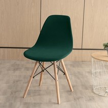가죽식탁의자 카페의자 고급 인테리어 의자 솔리드 컬러 벨벳 의자 커버 스판덱스 뒷좌석 거실 사무실 바, 07 dark green