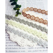 릴리패브릭 토션레이스]별꽃송송-4color (1484341), 연그레이