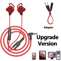 유선 헤드폰 게임용 이어폰 마이크 스트리밍 비디오 헤드셋 게이머 Spotify 프리미엄 G10, [07] G10 Upgrade Red