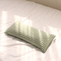 하늘 낮잠 메밀베개 커버 베개 낮은 경추, 그린