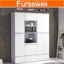퍼스웰 리벤 하이그로시 2000주방수납장(WH_075), 화이트