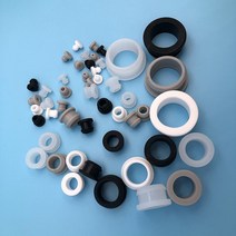 케이블부싱 10pcs 2mm-30mm 실리콘 고무 스냅 온 그로멧 홀 플러그 마개 케이블 배선 보호 부시 검정/흰색/, 01 Black, 35 A29mm(Hole24mm)