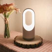 갤러리데코 충전식 컴팩트 LED 무드등랜턴 캠핌용 휴대용 손전등 밝기조절가능, 전구색무드등
