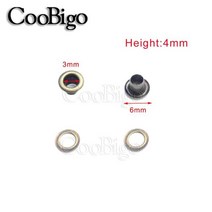 텐트 수리 metal eyelets grommets camp tent awnings auto canvas cover sheet 팜 쉘터 캐노피 야외 부츠 100sets 골동품, 직경 3mm