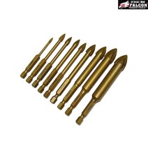 팔콘 만능드릴비트 3.0mm ~ 16mm 선택형 6.35mm샹크 금속 석재 유리 목재 플라스틱등 천공, 9.0mm, 1개