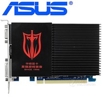 사용된 asus original gt610 1gb 그래픽 카드 64bit sddr3 비디오 카드 nvidia geforce gt 610 gt610-1gb gpu 게임 dvi vga, 없음