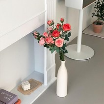 납골당 꾸미기 납골묘 조의 5송이 롱장미 조화 - 모던하우스 꽃꽂이 명절 실크플라워 작약 부케 납골당 묘지 산소 카페인테리어 집들이선물, 뷰티
