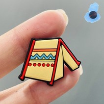 1pcs 야외 산 자동차 태양 캠프 카메라 일본 게임 핸들 모자 샌들 장식 액세서리 croc jibz 신발 매력