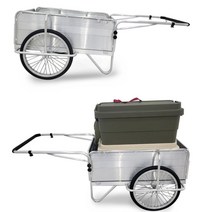 접이식 딸기 배추 배 농장 알루미늄 리어카 이동대차 구르마특대 화물카트 물류회사, 1개