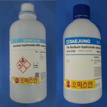 수산화나트륨용액 (0.01mol 0.1mol 1mol) EP 500ml/1L Sodium hydroxide standard solution(kor), 0.01mol-EP(500ml)