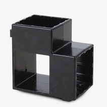 각관파이프연결 브라캣 파이프 고정 파이프마개 조인트자재 쇠파이프, 상품선택, 조인트75 검정2개