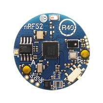 블루투스 4.0BLE SOC iBEACON NRF52832_SENSOR_R40 가속 자이로 주변광 센서 BMI160 AP3216C BMP280 CR2032, 한개옵션1, 01 only module