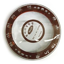 항아리 뚜껑 된장 단지 장독 유리 7호 38cm, 단품