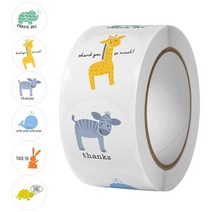 창문스티커 100-500Pcs 1 인치스티커 라벨 만화 동물 귀여운 장난감 스티커 Diy 선물 씰링 유치원 교사, [03] 500PCS, [07] A270