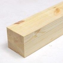 아이베란다 레드파인 각재 60x60mm 각목 나무 목재 목공소 원목재단, 2200mm, 1개
