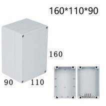 알루미늄탑박스 오토바이탑박스 탑박스 ABS 와이어 접속 배선함 방수 전자 안전 케이스 플라스틱 상자 정리함 IP67 인클로저, 160-110-90mm