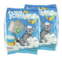 키티스마일 키스카미 에코 10kg X 2포 고양이 모래, 4개입