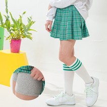 더루비 모모체크셋업 스커트