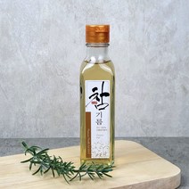 유리병 투명 사각 참기름병 180ml FN180S (원터치캡) 오일용기 소스 양념 포장용기, LDPE캡-블랙