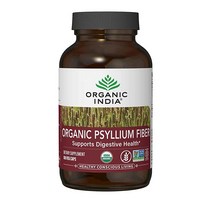 Organic India 실리움 허브 파우더 - 전체 껍질 섬유 건강한 제거 케토 친화적 비건 글루텐 프리 USDA 인증 유기농 GMO 용해성 및 불용성 섬유 공급원 1, 180 Count (Pack of 1)