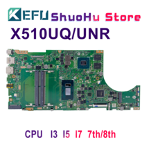 컴퓨터 부품 X510UQ 노트북 ASUS X510UNR X510UR S5100UR S5100UQ X510U 메인 I5-7200 I7-7500 I5-8250 I7-8550U MX15, [04] I3-8130U