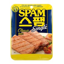 CJ스팸클래식 싱글스팸, 80g, 2개