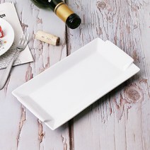 시사크 카페 직사각접시 중 디저트 케이크 생선 쇼케이스 트레이 그릇 플레이트