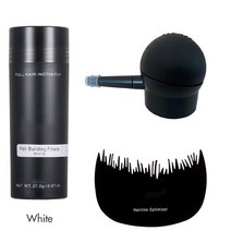 오토바이탑박스 등받이 브라켓 배달 알루미늄 상자 패키지 헤어 섬유 케라틴 섬유 탑 농축 헤어 스프레이 헤어 빌딩 섬유 인스턴트 모발 재성장 파우더 키트세트, 흰색 키트 상자