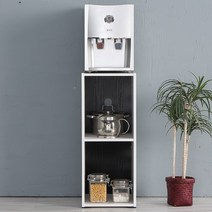 힘찬리빙 벤자민 300 주방 탕빈실 정수기 커피머신 미니 수납장 받침대 진열장 다이, 벤자민 정수기다이, 화이트