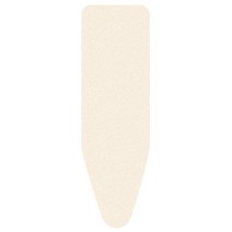 Brabantia 130885 다리미판 커버 사이즈 B (124.5 x 38.1cm (49 x 15 인치)) 데님 블랙, Top Layer Only, Ecru