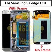 삼성 갤럭시 S7 가장자리 G935 G935F LCD 프레임 디스플레이 터치 스크린 디지타이저 어셈블리 5.5 