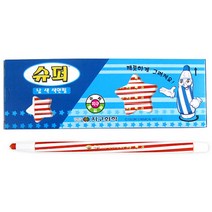 지구색연필 낱색색연필 단색 슈퍼색연필 12개입, 분홍
