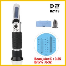 사료계량기 저울 스쿱 계량기 rz 핸드 헬드 휴대용 굴절계 brix 설탕 굴절계 테스터 과일 식품 설탕 측정기 디지털 굴절계 rz119, 협력사