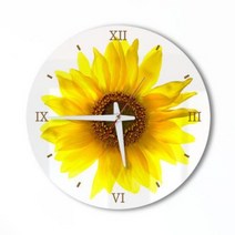 바보사랑 아크릴시계 해바라기.꾸밈, 3.12각