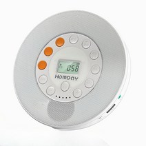 CD플레이어 미니 휴대용 CD 워크맨 MP3 음악 앨범, 1.WHITE