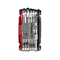 크랭크브라더스 Crankbr s 멀티 툴 19 블랙, Matte Black and Red