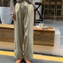 [] 여자 여름 컴포트 코디 편한 20대 핀턱 와이드팬츠
