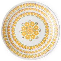 로얄스탠리 라운드플라워 대접시, 옐로우, 1개