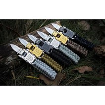 - 밀리터리 텍티컬 EDC 미니나이프 파라코트 팔찌, 1개, 2번