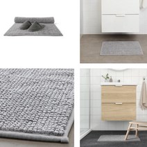 이케아 욕실매트 그레이 세면대 건식 화장실 매트 40x60
