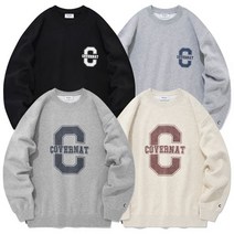 커버낫 빅 컬리지 C 로고 맨투맨
