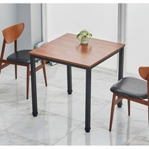 원룸용 철제다리 모던카페 2인 식탁 테이블(60cm 6색) 24평 다이닝룸 긴, 9.샌드그레이/화이트