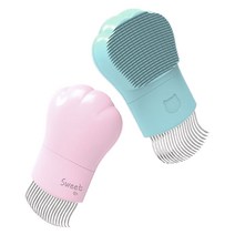 [당일발송]5H펫 반려동물 2in1 그루밍 브러쉬, 블루