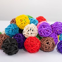 디퓨저 우드 라탄볼 (1개입), 갈색, 1개