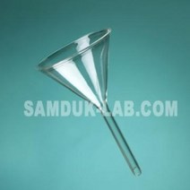 유리 깔대기 50mm 75mm 90mm 100mm 120mm이상 /삼덕과학 깔때기 funnel, 60mm