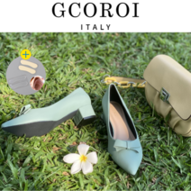 발이 전혀 안아픈 구두 GCOROI 티치엘 4cm 뾰족코 펌프스 구두 꼬로이