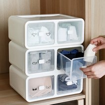 청년리빙 다용도 칸막이 큐브 속옷정리함, 브라(칸없음)