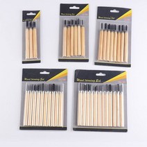 키트 우드카빙 툴 작업 세트 공구 3681012Pcs 나무 조각 칼 스틸 유틸리티 나이프 도구 목공 꽃 과일 돌, 12Pcs